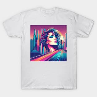 80s Vaporwave Citypop Diva T-Shirt